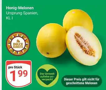 Globus Dulce burrito honig-melonen Angebot
