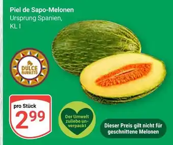 Globus Dulce burrito piel de sapo-melonen Angebot