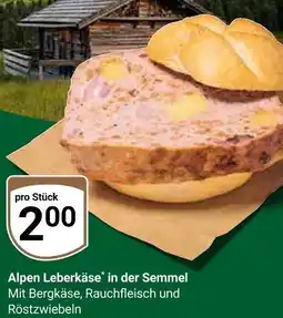 Globus Alpen leberkäse in der semmel Angebot