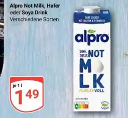 Globus Alpro not milk hafer Angebot