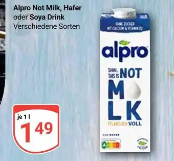 Globus Alpro not milk hafer Angebot