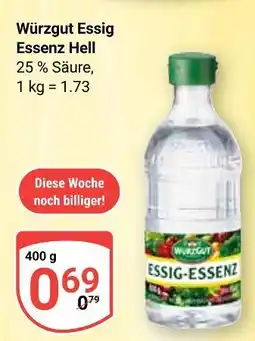 Globus Würzgut essig essenz hell Angebot