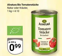 Globus Alnatura bio tomatenstücke natur Angebot