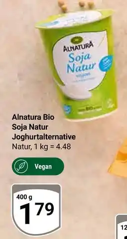 Globus Alnatura soja natur joghurtalternative Angebot