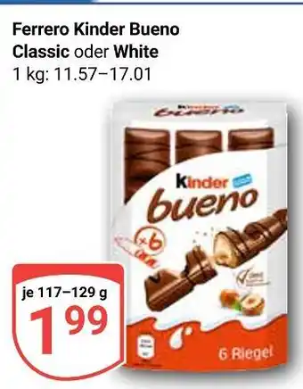 Globus Ferrero kinder bueno classic Angebot
