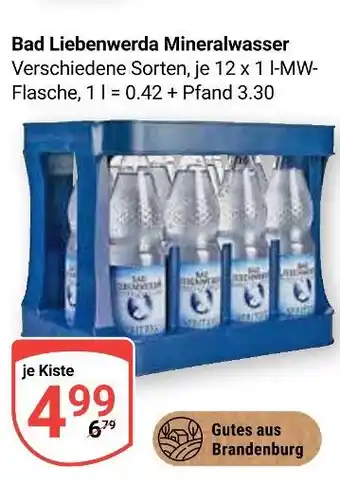 Globus Bad liebenwerda mineralwasser Angebot