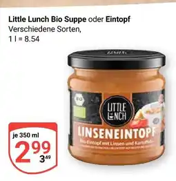Globus Little lunch bio suppe Angebot