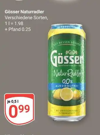 Globus Gösser naturradler Angebot