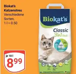Globus Biokat's katzenstreu Angebot