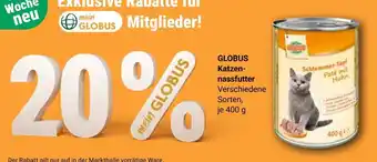 Globus Globus katzennassfutter schlemmer-topf paté mit huhn Angebot