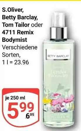 Globus S.oliver bodymist Angebot