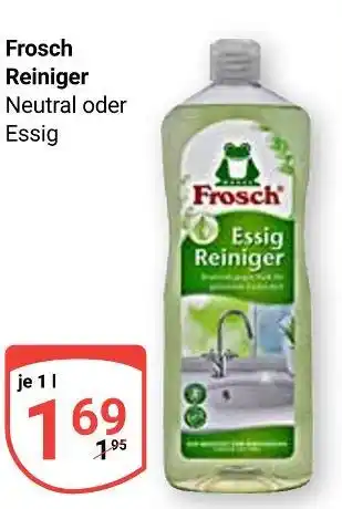 Globus Frosch reiniger neutral Angebot