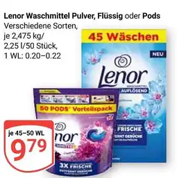 Globus Lenor waschmittel pulver Angebot