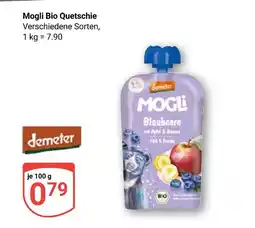 Globus Demeter mogli bio quetschie blaubeere Angebot