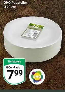 Globus Oho pappteller Angebot