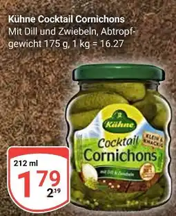Globus Kühne cocktail cornichons Angebot