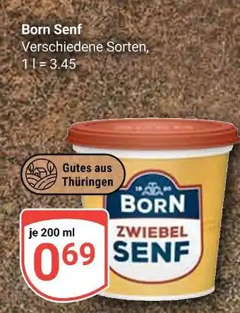 Globus Born zwiebel senf Angebot