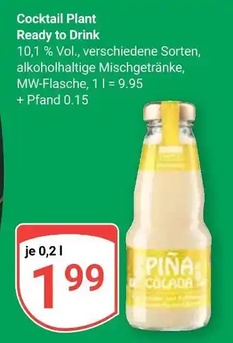 Globus Cocktail plant ready to drink Angebot