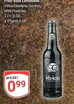 Globus Fritz-kola limonade Angebot