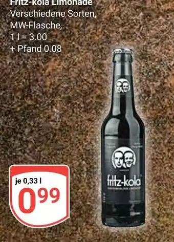 Globus Fritz-kola limonade Angebot
