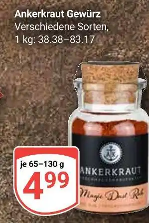 Globus Ankerkraut gewürz Angebot