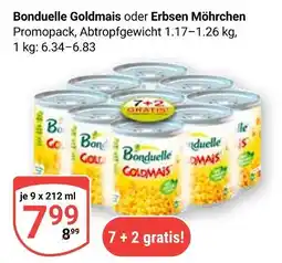 Globus Bonduelle goldmais Angebot