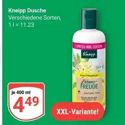 Globus Kneipp dusche Angebot