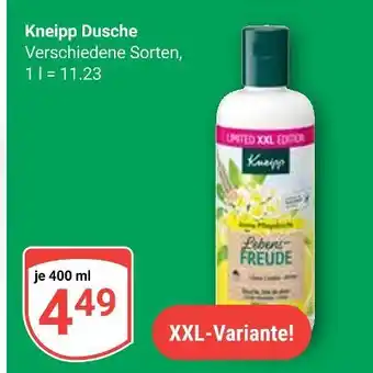 Globus Kneipp dusche Angebot