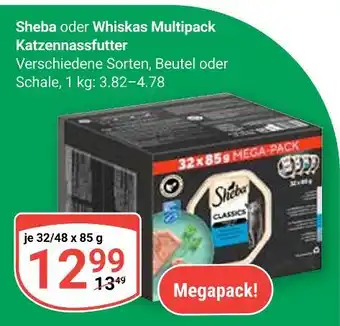 Globus Sheba multipack katzennassfutter Angebot