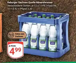 Globus Ileburger sachsen quelle mineralwasser Angebot