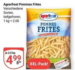 Globus Agrarfrost pommes frites Angebot