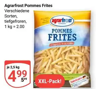 Globus Agrarfrost pommes frites Angebot