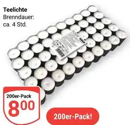 Globus Teelichte Angebot