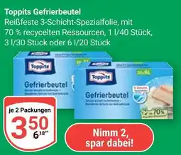 Globus Toppits gefrierbeutel Angebot