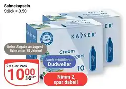 Globus Kayser sahnekapseln Angebot
