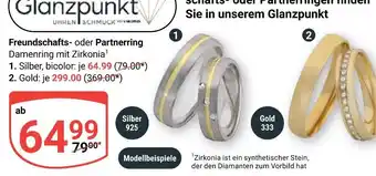 Globus Freundschaftsring silber, bicolor Angebot