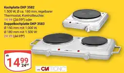 Globus Clatronic kochplatte ekp 3582 Angebot