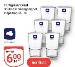 Globus Leonardo trinkgläser event Angebot