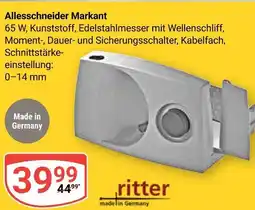 Globus Ritter allesschneider markant Angebot