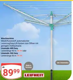 Globus Leifheit linomatic 400 easy Angebot