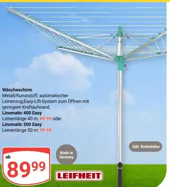 Globus Leifheit linomatic 400 easy Angebot