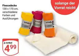 Globus Viva fleecedecke gelb Angebot