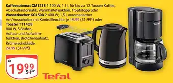 Globus Tefal kaffeeautomat cm1218 Angebot