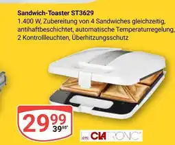 Globus Clatronic sandwich-toaster st3629 Angebot
