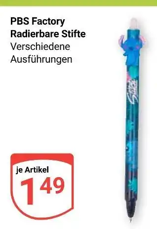 Globus Pbs factory radierbare stifte Angebot