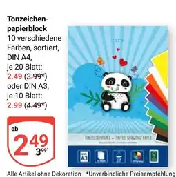 Globus Tonzeichenpapierblock din a4 Angebot