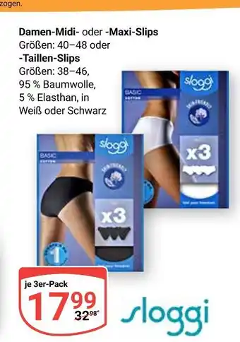 Globus Sloggi damen-midi-slips Angebot
