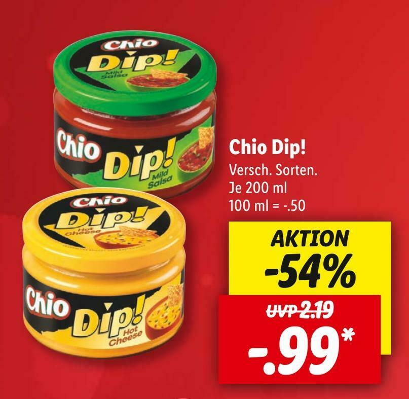 Chio dip! Angebot bei Lidl