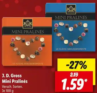 Lidl J. d. gross mini pralinés Angebot