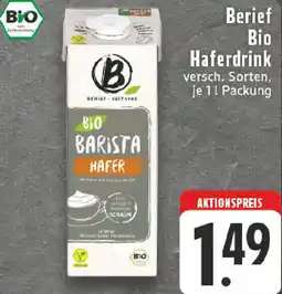 Edeka Berief Bio Haferdrink Angebot